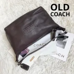 COACH オールドコーチ グリーン グラブタンレザー 革 hobo ホーボー