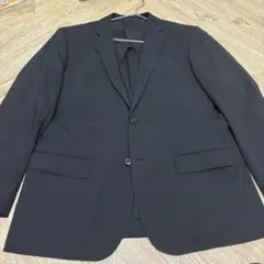 ユニクロ ストレッチウールスリムフィットジャケット ブラック 52