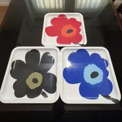 レア! marimekko フィンランド独立100トレイ＆プレート 2点セット レア! marimekko フィンランド独立100トレイ＆プレート 2点セット