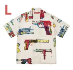 Supreme Guns Silk S/S Shirt "Stone"のサムネイル