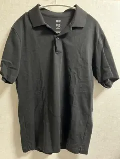UNIQLO ブラックポロシャツ