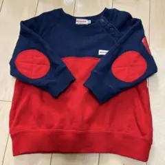 ミキハウス　バックロゴトレーナー