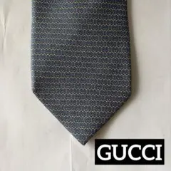 GUCCI グッチ ネクタイ シルク GGパターン ネクタイ ブルー系 総柄