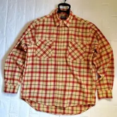 紺タグ OLD UNIQLO オールドユニクロ ネルシャツ チェック L メンズ