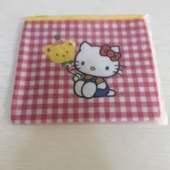 ハローキティ 50周年　ハッピーアニバーサリーくじ　D賞　フラットポーチ