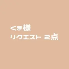 くま様 リクエスト 2点 まとめ商品