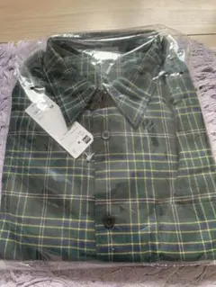 gu フランネルチェックシャツ