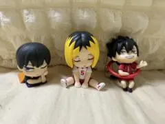 ハイキュー　フィギュア・キーホルダー 影山飛雄　孤爪研磨　黒尾鉄朗　3個セット