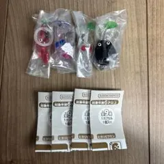 新品未使用　ピクミン めじるしアクセサリー2 　赤　白　羽　岩　４個セット