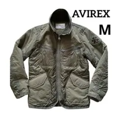 AVIREX M-65 中綿ジャケット ミリタリー カーキ M