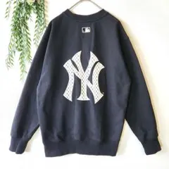 MLB NYヤンキース 総柄デニムジャケット L - メルカリ