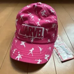 MARVEL ピンクキャップ キャラクターシルエットのサムネイル