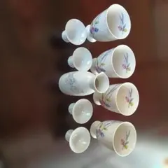 Noritake 酒器セット 花柄 徳利 お猪口