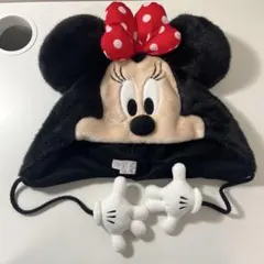 ミニーマウス フェイクファー帽子