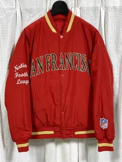GU×NFL スタジャンSANFRANCISCO 49ERS デガロゴ 赤 M
