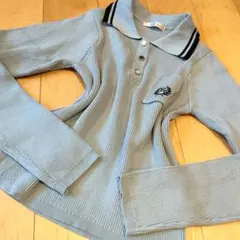 ライトブルー ポロシャツ Fサイズ