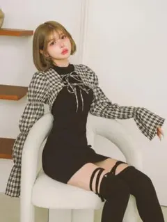 Darich シャーリングボレロミニワンピース