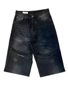 EUR 36 ZARA バギーデニム ブラック