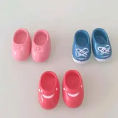 中古　シルバニアファミリー 子どもサイズ靴　３足セット 女の子サイズ男の子サイズ