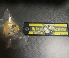 ヒロアカ　上鳴電気2点セット（ラバーフィギュア、フライトタグ）