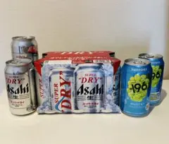 アサヒ スーパードライ&サントリー -196 シャインマスカット 計10缶セットのサムネイル