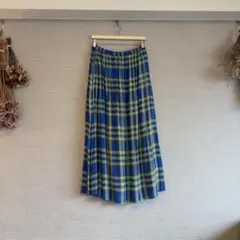 《良品》 relume☆レーヨンシャンタンチェックプリントギャザースカート