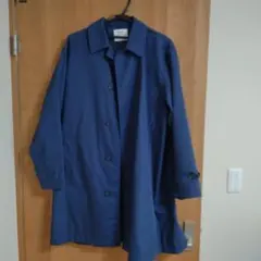 coen ネイビー ステンカラーコート S