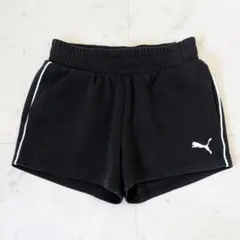 美品　PUMA プーマ キッズ 短パン 150 ブラック 男女兼用