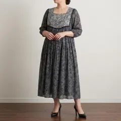 リバティ ストロベリーシーフ キッズフリルティアードワンピース 110 