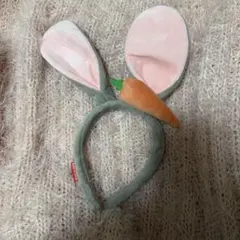 ロッテワールド　カチューシャ　うさぎニンジン付き