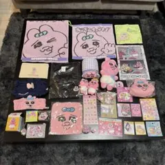 【美品】おぱんちゅうさぎ ぬいぐるみ タオル キーホルダー ステッカー ポーチ等