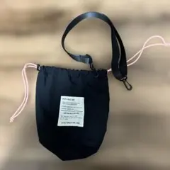 しまむら×rumiさん ナイロン巾着バッグブラック値下げ不可