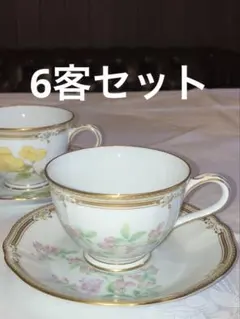 ノリタケ　GALA CONTESSA(ガラ コンテッサ) ティーカップ6個セット