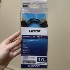 ELECOM HDMIケーブル 4K対応 1.0m DH-HD14EB10BK