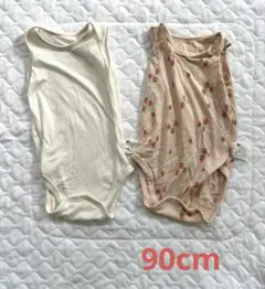 ユニクロ　メッシュ　ベビー肌着 2枚セット　90cm