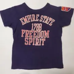 デニムダンガリー　Tシャツ　120センチ　フィス