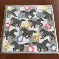 フェイラー　スプリントホース　ハンカチ　グレー