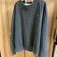 Champion グレー クルーネック スウェット