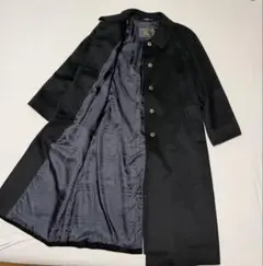 【希少・極上品】Burberrys’ カシミヤ100％ ブラックコート