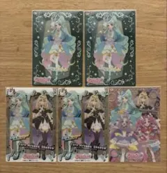 名探偵プリキュア キラキラクリアカードガム キュアエクレール 5枚