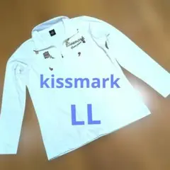 週末SALE！✨Kissmark ゴルフ レディース ハーフジップシャツ LL