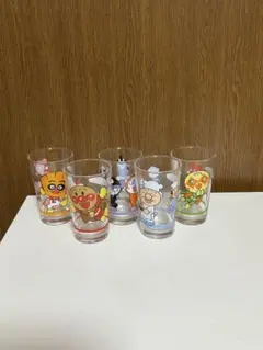 アンパンマン キャラクターグラス5個セット
