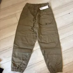 UNIQLOU ワイドフィットジョガーパンツ ベージュ S