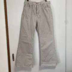 ブーツカットデニム ライトベージュ