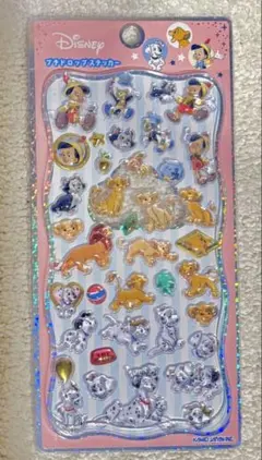 【正規品】プチドロップステッカー　ディズニー　ピノキオ　ライオンキング　101匹