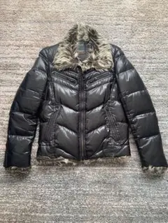 NICOLE CLUB FOR MEN ファー ダウンジャケット