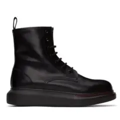 Alexander McQueen ブラック ロングブーツのサムネイル