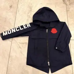 MONCLER キッズ ロゴスリーブ ナイロンパーカー