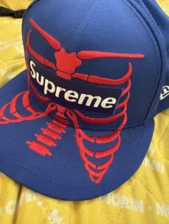 Supreme New Era キャップ ピンク スケルトン4分の1 - メルカリ