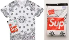 【新品】Supreme BANDANA TAGLESS TEES(2 PACK)
